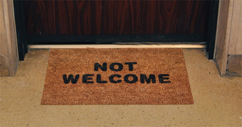not-welcome-doormat-israel