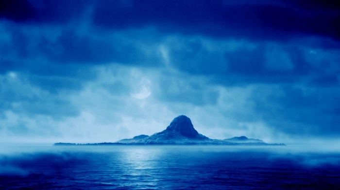 A mysterious boy on a mysterious island