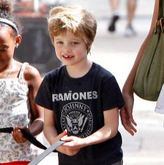 Shiloh with first tooth removed